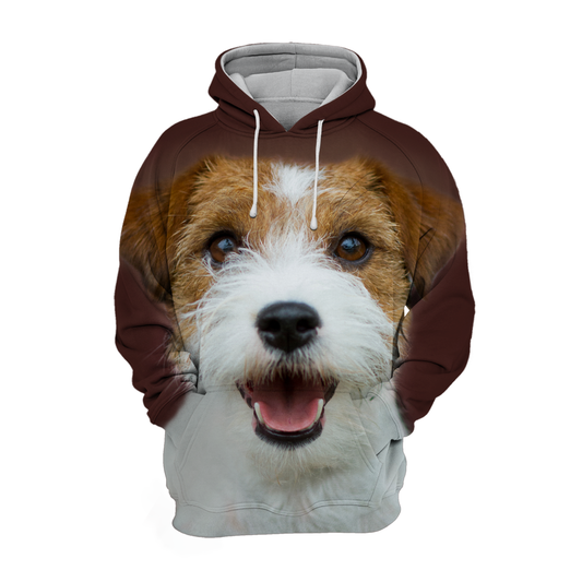 Unisex Hundhoodie | Jack Russell Terrier Portrait