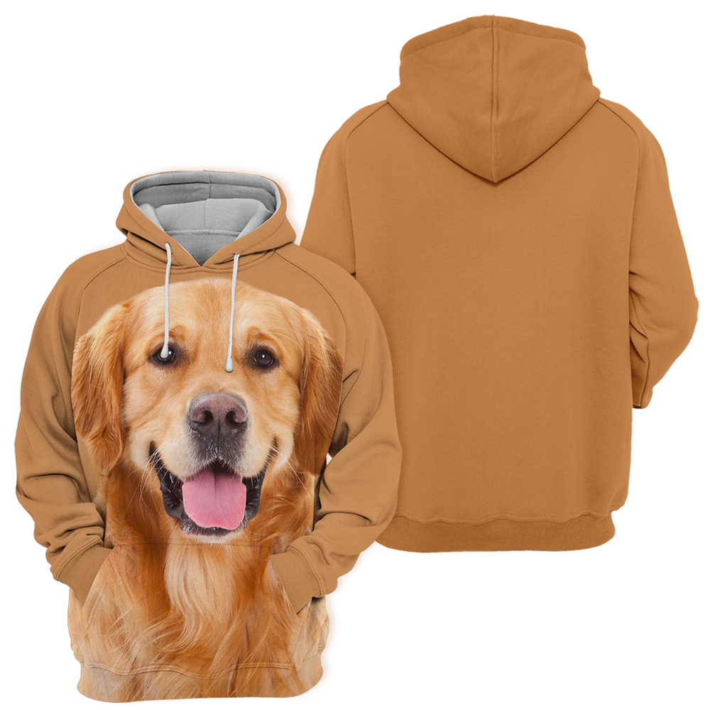 Unisex Hundhoodie | Golden Retriever Adorable