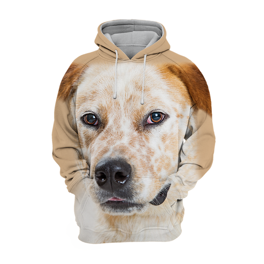 Unisex Hundhoodie | Aussie Australiensisk  Cattle Breed Dog