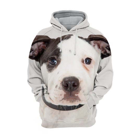 Unisex Hundhoodie | Pit Bull Terrier Puppy