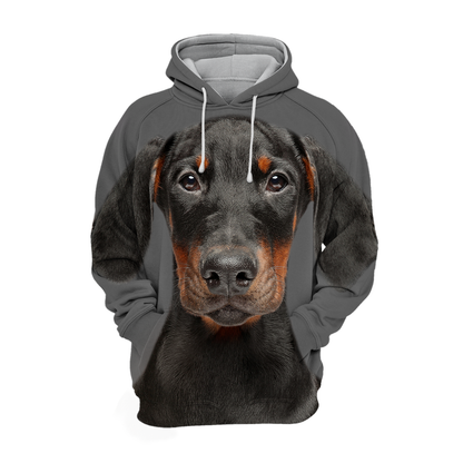 Unisex Hundhoodie | Doberman Puppy