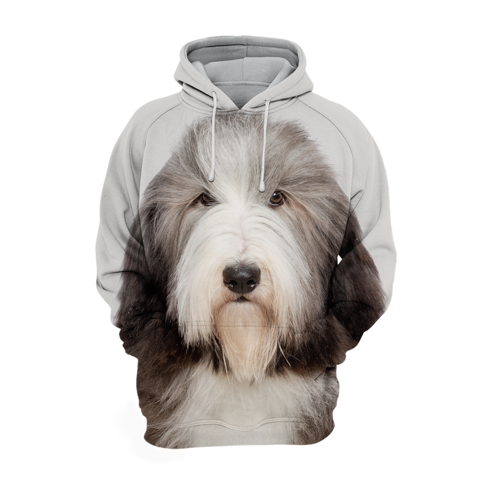 Unisex Hundhoodie | Bearded Collie Dog