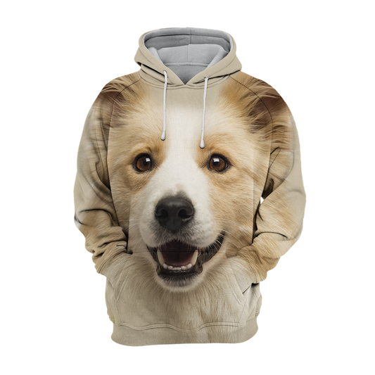 Unisex Hundhoodie | Border Collie Puppy