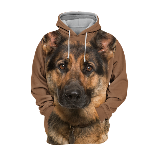 Unisex Hundhoodie | German Shepherd Schäferhund Quiet