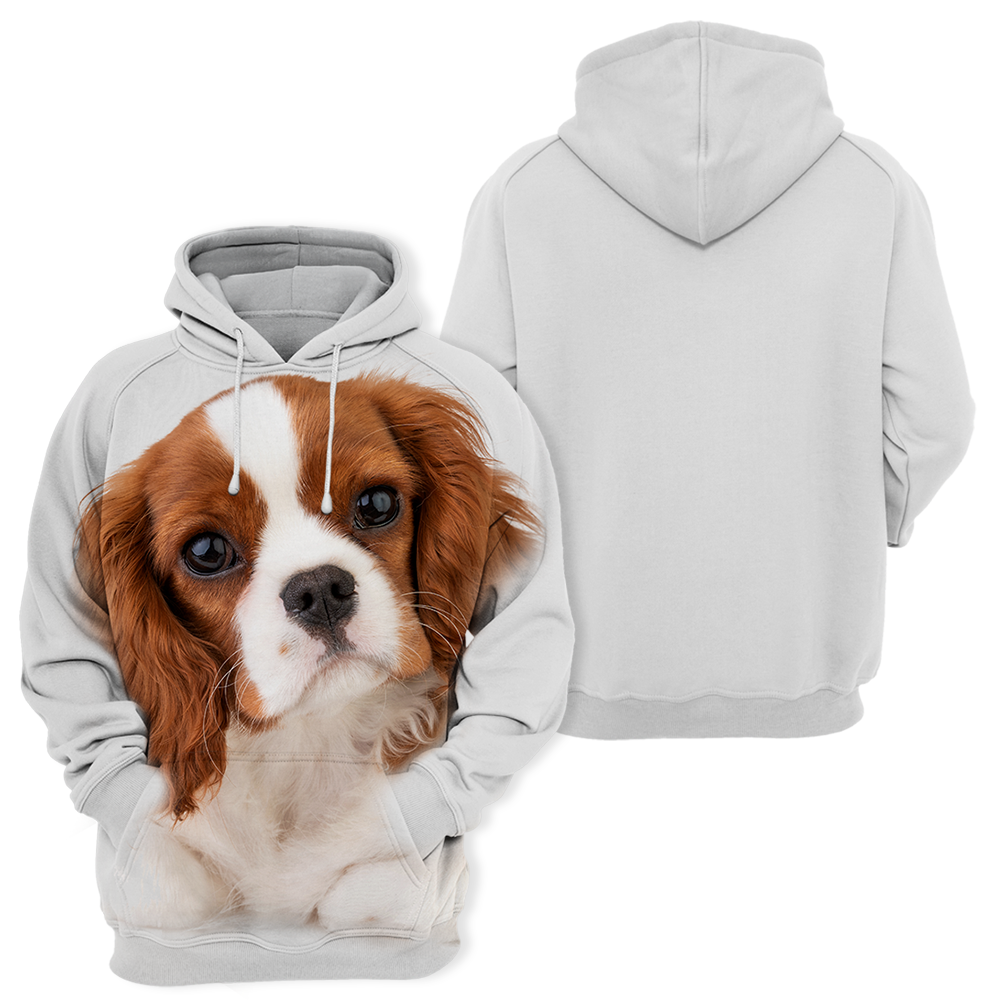 Unisex Hundhoodie | Cavalier King Charles Spaniel Puppy