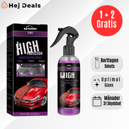 3 i 1 Nano Keramisk Yt behandlingsspray | 1+2 Gratis