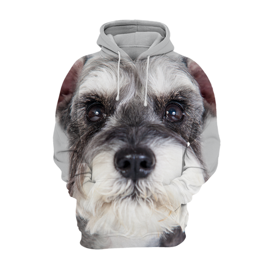 Unisex Hundhoodie | Miniature Schnauzer