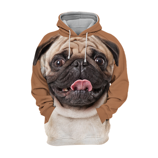 Unisex Hundhoodie | Pug Mops Adorable