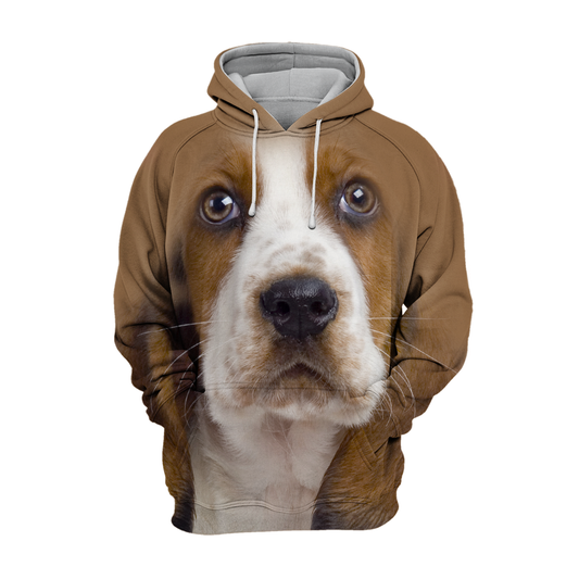 Unisex Hundhoodie | Basset Hound Puppy