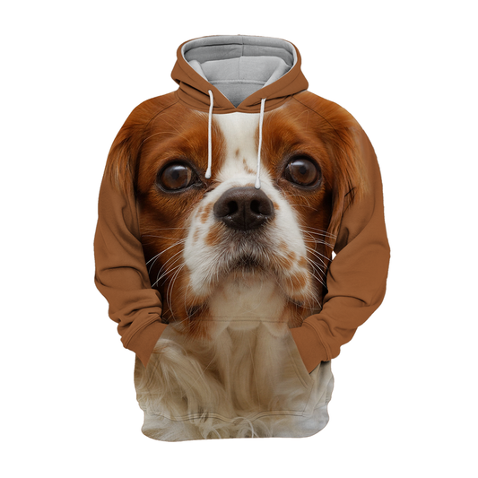 Unisex Hundhoodie | King Charles Spaniel English Toy