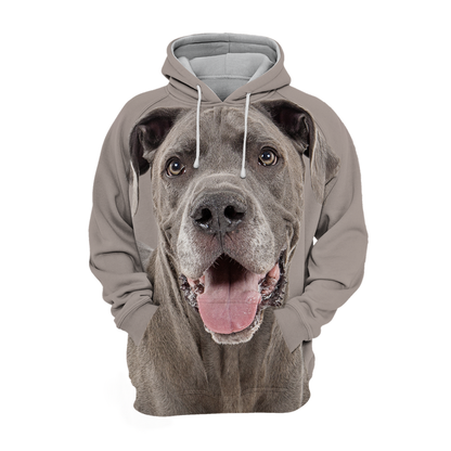 Unisex Hundhoodie | Great Dane Grand danois Happy