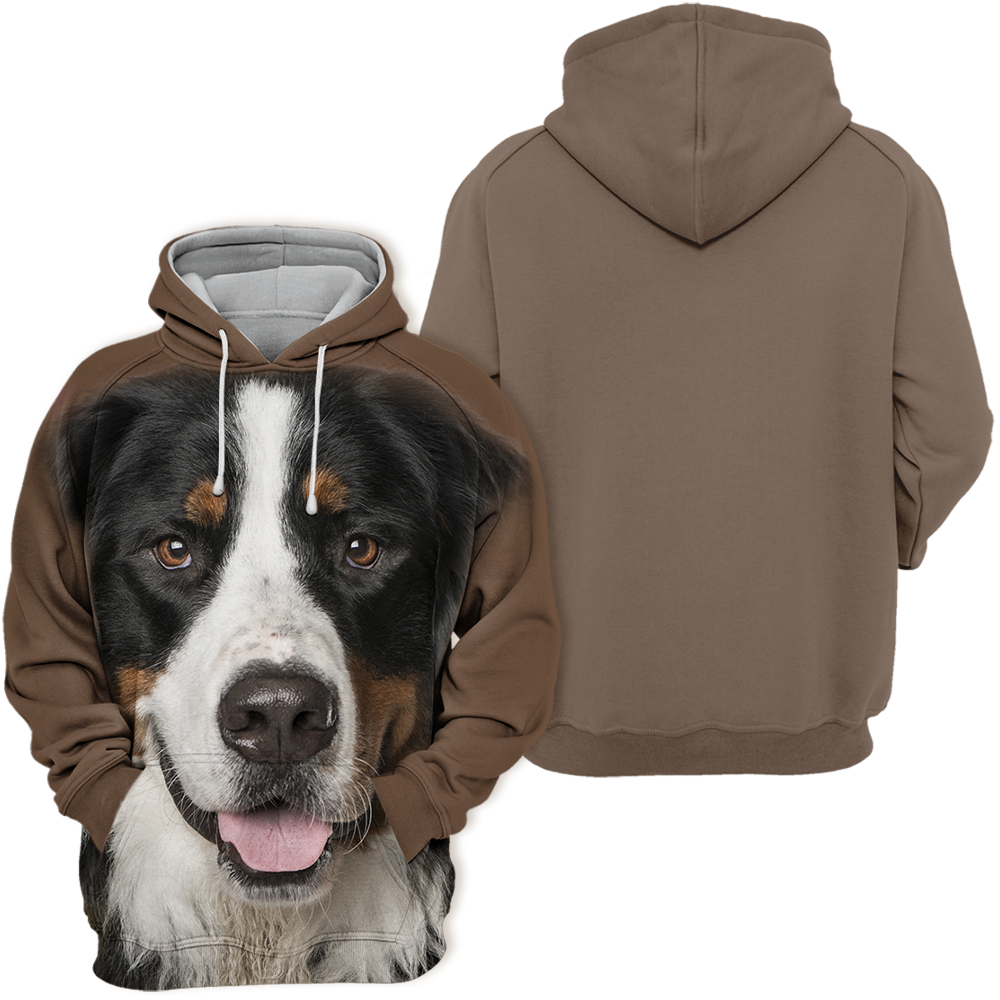 Unisex Hundhoodie | Bernese Mountain Adorable