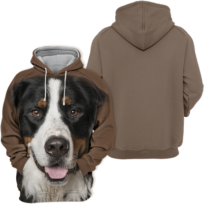 Unisex Hundhoodie | Bernese Mountain Adorable