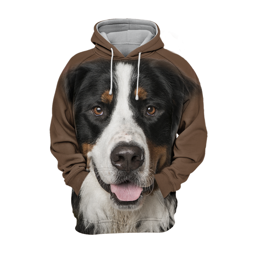 Unisex Hundhoodie | Bernese Mountain Adorable