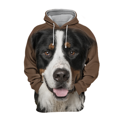 Unisex Hundhoodie | Bernese Mountain Adorable