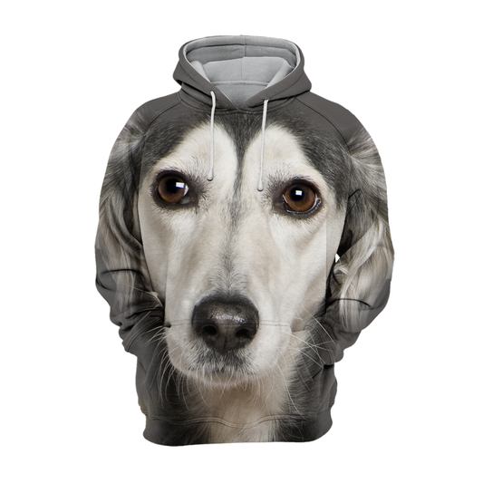 Unisex Hundhoodie | Saluki Dog