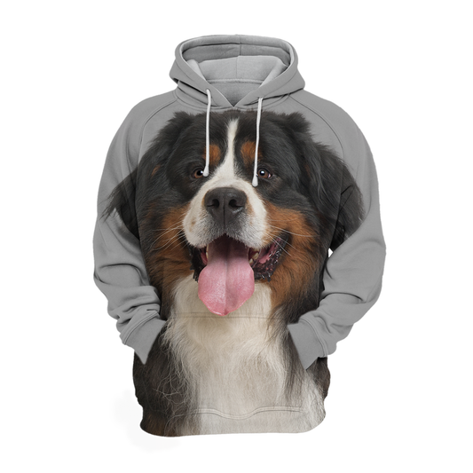 Unisex Hundhoodie | Bernese Mountain Laugh