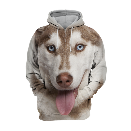 Unisex Hundhoodie | Alaskan Husky Puppy