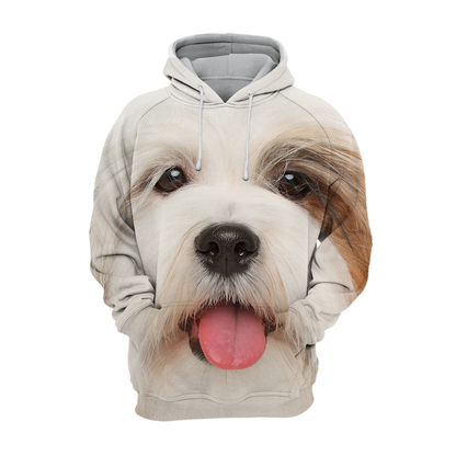 Unisex Hundhoodie | Lhasa Tibetansk Apso