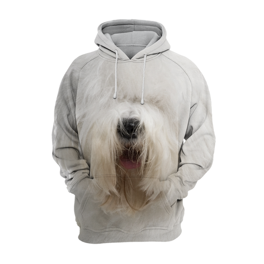 Unisex Hundhoodie | Old English Sheepdog