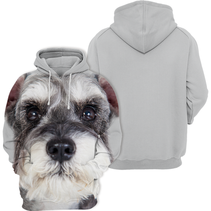 Unisex Hundhoodie | Miniature Schnauzer