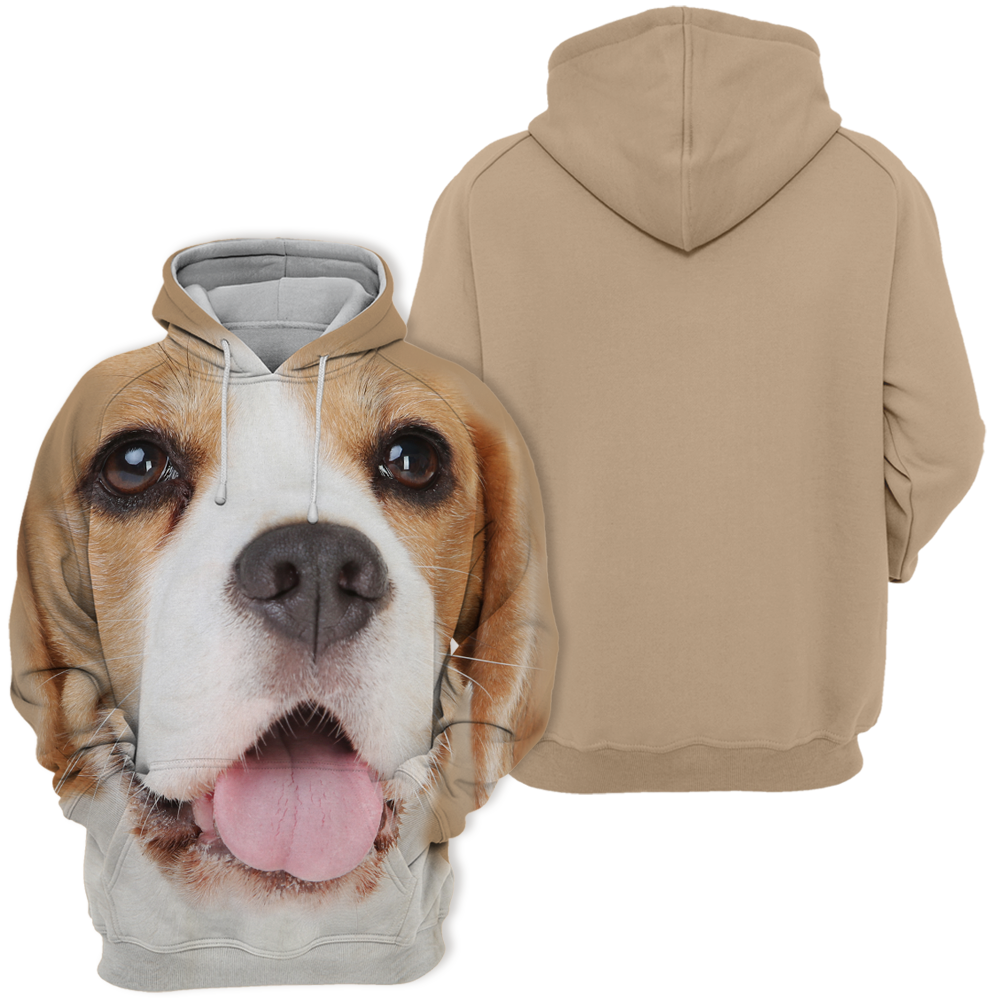 Unisex Hundhoodie | Beagle Look