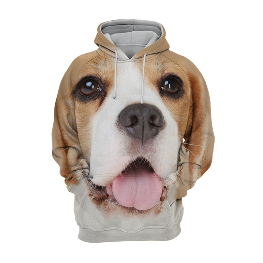 Unisex Hundhoodie | Beagle Look