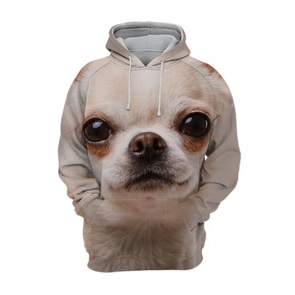 Unisex Hundhoodie | Chihuahua Look