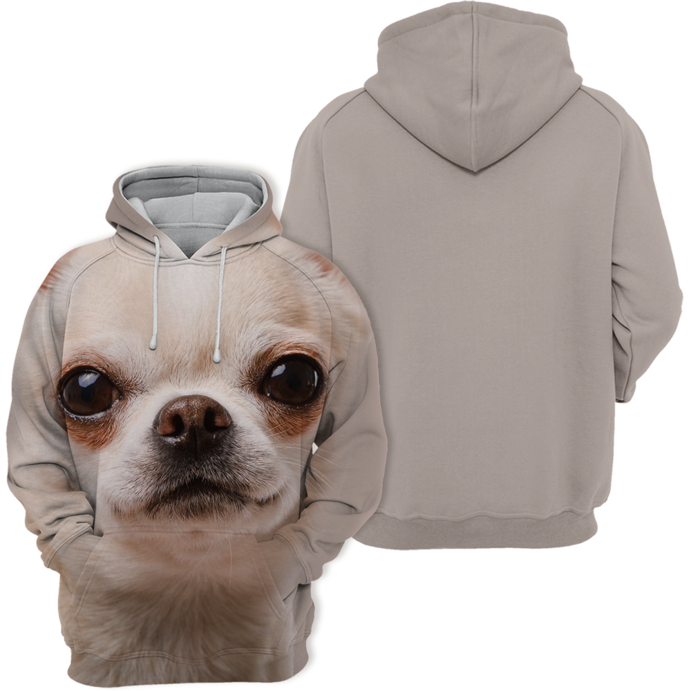 Unisex Hundhoodie | Chihuahua Look